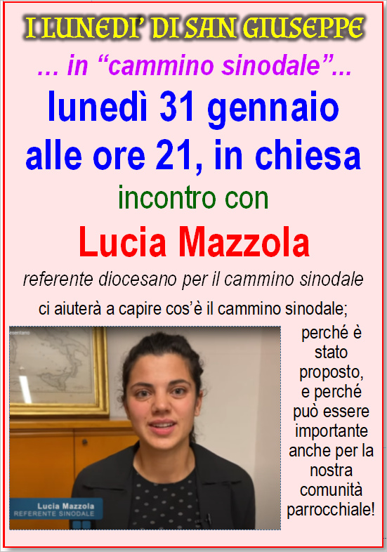 Lucia Mazzola - cammino sinodale