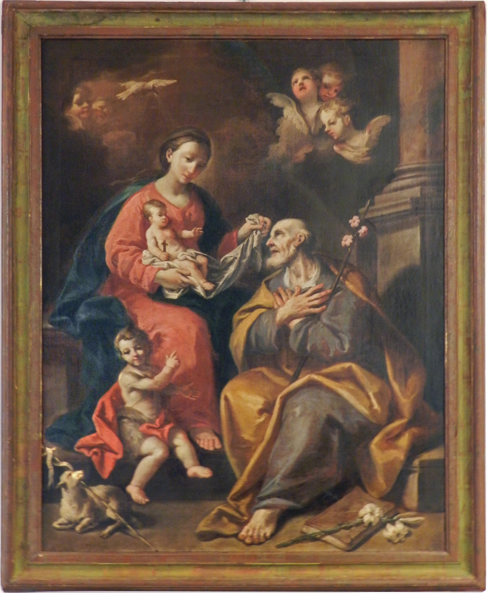 Antonio Gionima - Sacra famiglia con San Giovannino