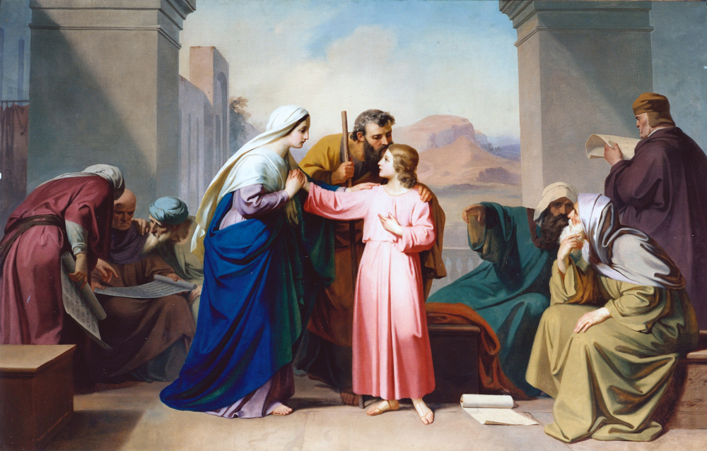 Il ritrovamento di Gesù nel tempio - P. M. Deschwanden