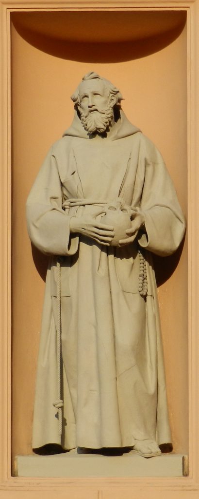 statua San Francesco - M. Putti.